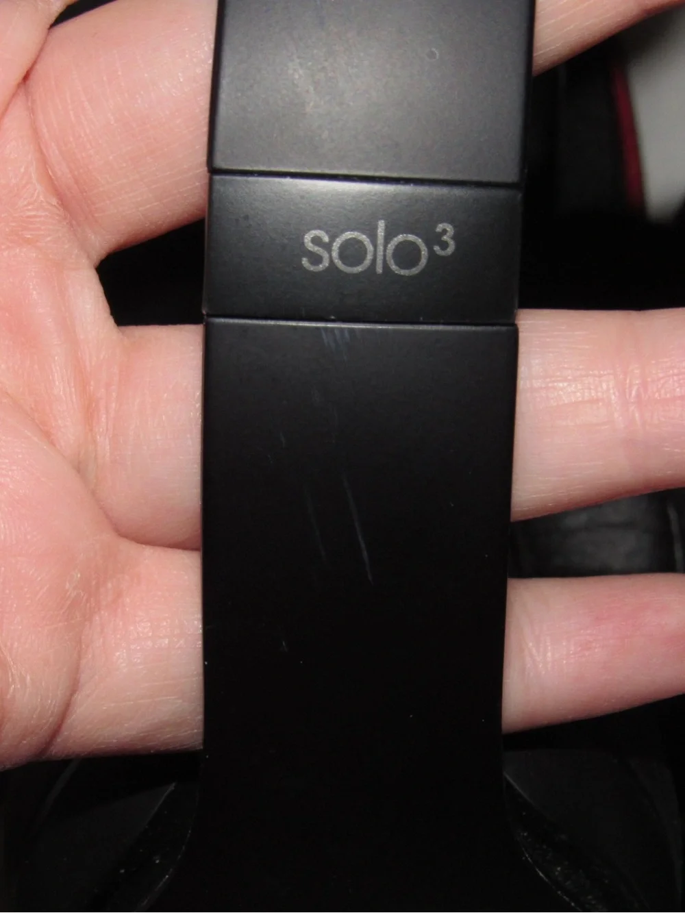 solo Black Over-Ear Headphones with Red-Trim Carrying Case